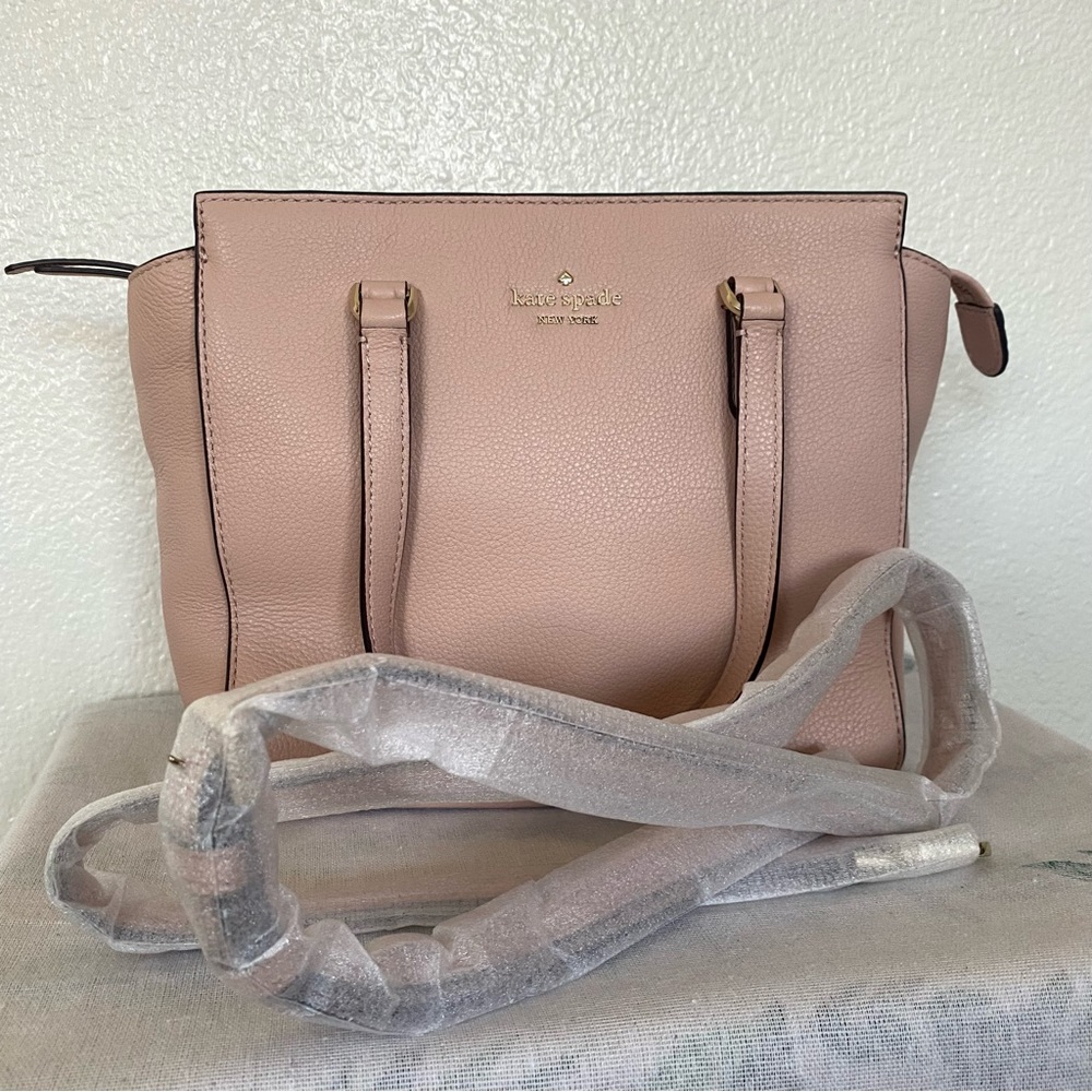 NWT - KATE SPADE NEW YORK “JACKSON” Medium Leather Satchel
